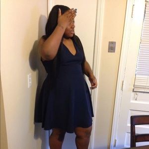 Navy Blue Dress